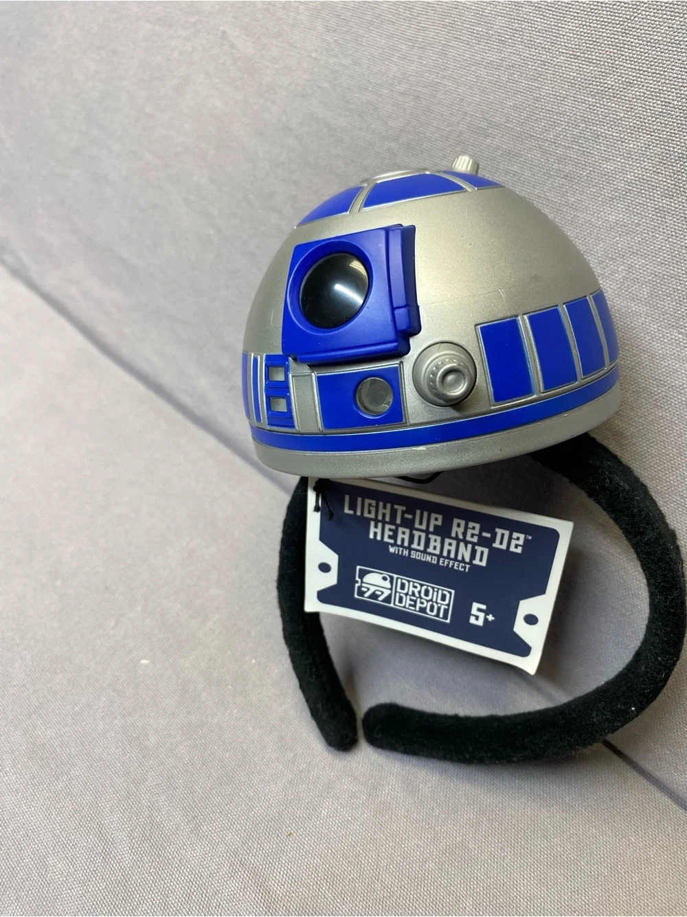 Light-Up R2-D2 Headband - Silver & Blue